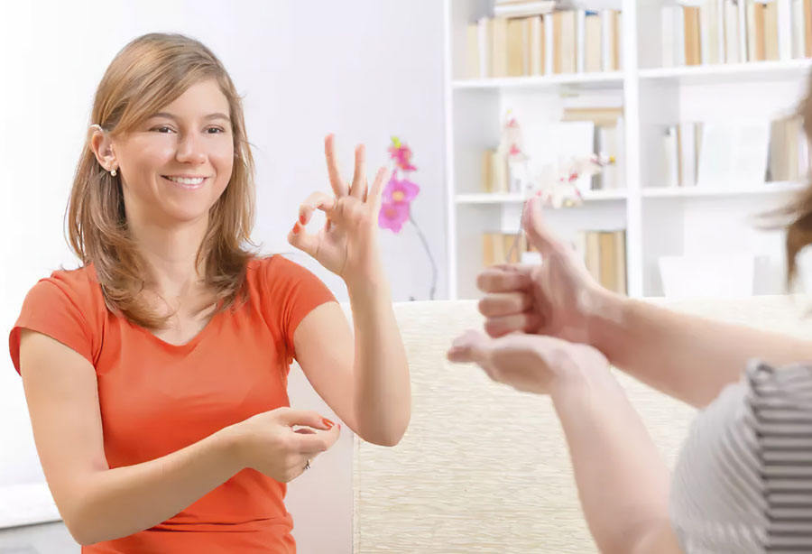 Coaching στη νοηματική γλώσσα